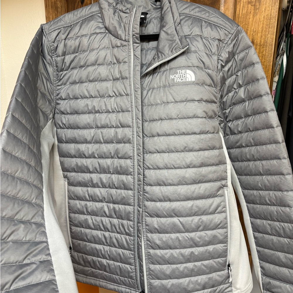 The North Face Silver Quilted Jacket
